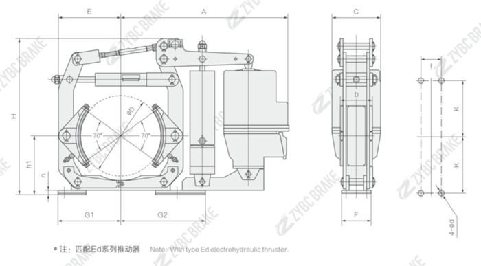 OUTLINE AND INSTALLATION DIMENSION