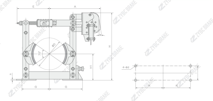 OUTLINE AND INSTALLATION DIMENSION